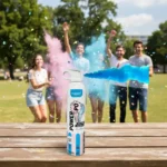 Jato Em Pó Chá Revelação Lança Pó Azul Rosa Colorido Power