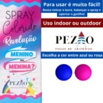 Jato Spray Chá Revelação Pó Colorido Azul Rosa Pezão Fogos