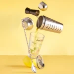 Dosador Medidor De Bebidas 75ml / 20ml Jigger - Lyor Cor Prata