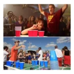 Jogo Beer Pong Cerveja Pong 12 Copos 480 Ml 2 Bolas Oficial