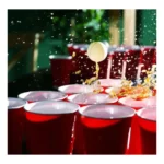 Jogo Beer Pong Cerveja Pong 12 Copos 480 Ml 2 Bolas Oficial