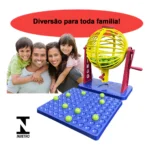 Jogo Bingo 24 Cartelas e Dispenser de Bolinhas A Colorida em Português