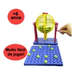 Jogo Bingo 24 Cartelas e Dispenser de Bolinhas A Colorida em Português