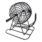 Jogo De Bingo Brinquedo Infantil Globo giratório 75 Bolas 18 Cartelas reutilizáveis Javick