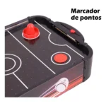 Jogo De Mesa Air Hockey Movido A Ar Madeira Shiny Toys
