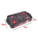 Jogo De Mesa Air Hockey Movido A Ar Madeira Shiny Toys