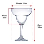 Jogo de Taças de Vidro Cocktail Mixologista 4pcs, Ruvolo