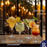 Jogo de Taças de Vidro Cocktail Mixologista 4pcs, Ruvolo