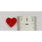Kit 1.000 Aplique Coração 1,5cm Eva Glíter ( Sem Adesivo )