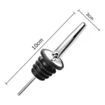 We Varejo - Kit 10 Bicos Dosador Inox Biqueira Bartender Garrafa Tequila Bebidas Dez Bicos Dosadores