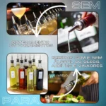 We Varejo - Kit 10 Bicos Dosador Inox Biqueira Bartender Garrafa Tequila Bebidas Dez Bicos Dosadores