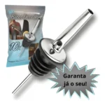 We Varejo - Kit 10 Bicos Dosador Inox Biqueira Bartender Garrafa Tequila Bebidas Dez Bicos Dosadores