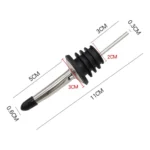 Kit 10 Bicos Dosador Inox Biqueira Bartender Garrafa Tequila