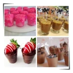 Kit 100 Copinho Brigadeiro 25ml Transparente + 100 Colher