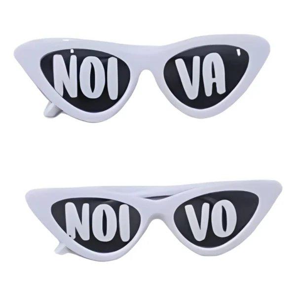 Kit 2 Óculos Personalizado Gatinho Noivo Noiva Casamento