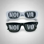 Kit 2 Óculos Festa Retro Quadrado Noivo Noiva Casamento