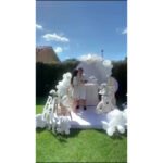 Kit 2 Serpentina E Pó + 2 Fumaça Chá Revelação C/ Tomada