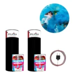 Kit 2 Serpentina E Pó + 2 Fumaça Chá Revelação C/ Tomada