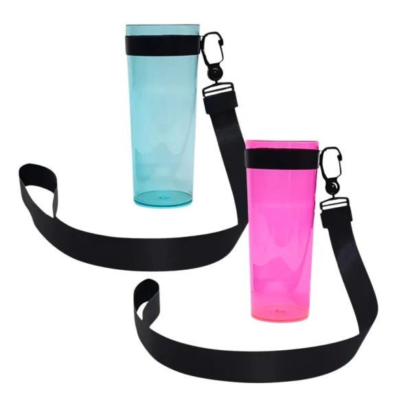 Kit 20 Copo Long Drink 350ml Duas Cores Tirante Atacado Alça