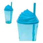 Kit 20 Copos Twister 300ml Tampa Chantilly 2 Cores Atacado