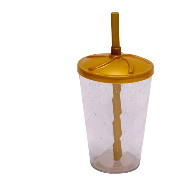 Kit 20 Copos Twister 300ml Liso Tampa Canudo Atacado Varejo