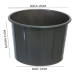 Kit 20 Copos Twister 500ml + 20 Baldes Pipoca 1,5l - Cinema Cor Prata