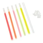 Kit 200 Pulseiras Neon Festa Balada Brilho Fluorescente Led