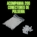 Kit 200 Pulseiras Neon Festa Balada Brilho Fluorescente Led