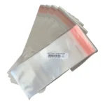 Kit 300x Saco Plástico Transparente Pp Adesivado 6x12 + Aba