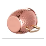 Kit 6 Canecas Moscow Mule Cobre 500 Ml Marteladas Laqueadas