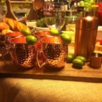 Kit 6 Canecas Moscow Mule Cobre 500 Ml Marteladas Laqueadas