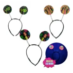 Kit Balada Festa 30pç Óculos Tiaras Marabus Sortido Carnaval