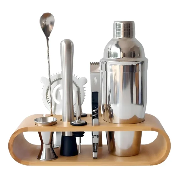 Kit Completo Bartender Woodline Mr1127 10 Peças - Mori