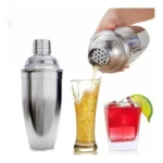 Kit Caipirinha Profissional Coqueteleira + 5 Peças Inox Bar