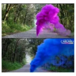 Kit Chá De Revelação Bastão Fumaça Colorida 20mm Azul E Rosa