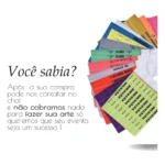 Kit 1.000 Pulseiras Personalizadas - Frete Grátis - Personalizado