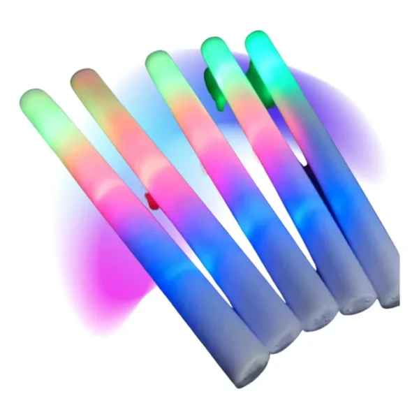 Kit 10 Bastao De Led Luzes Pisca Festa Balada Neon Casamento