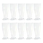 Kit 10 Copo Tulipa Acrílico Transparente Chopp Cerveja Festa