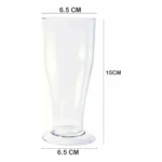 Kit 10 Copo Tulipa Acrílico Transparente Chopp Cerveja Festa