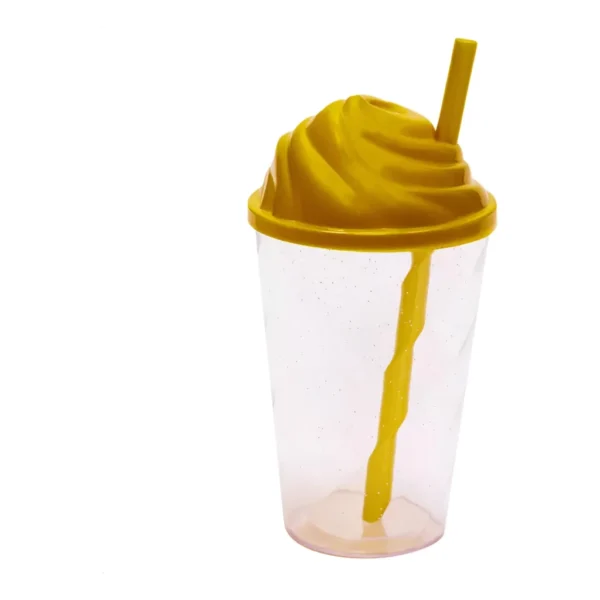 Kit 10 Copo Twister 300 Tampa Chantily Canudo Atacado Varejo