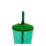 Kit 10 Copos Twister 300ml Liso Tampa Canudo Atacado Varejo