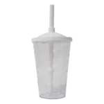 Kit 10 Copos Twister 400ml Com Tampa E Canudo Full