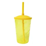 Kit 10 Copos Twister 400ml Com Tampa E Canudo Full