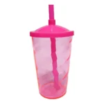 Kit 10 Copos Twister 400ml Com Tampa E Canudo Full