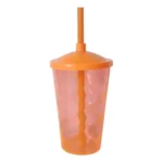 Kit 10 Copos Twister 400ml Com Tampa E Canudo Full