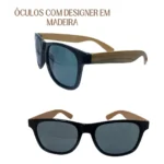 Kit 10 Óculos De Festa Bambu Escuro Frases De Casamento