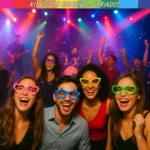Kit Com 10 Óculos Divertidos Coloridos Para Festa E Balada