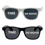 Kit 10 Óculos Personalizado Casamento Festa Branco E Preto