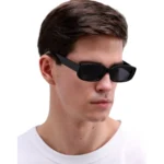 10 Óculos De Festa Retrô Preto Formatura Casamento + Caneta