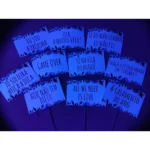 Kit 10 Plaquinhas Frases Divertidas Festa De Casamento